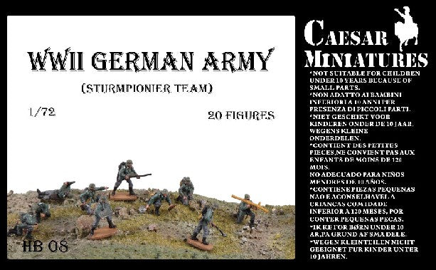 Caesar Miniatures 1/72 WWII German Army Sturmpionier Team 