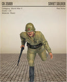 Corsar Rex 1/35 WWII Soviet Soldier Red Army Running w/Rifle Resin Kit