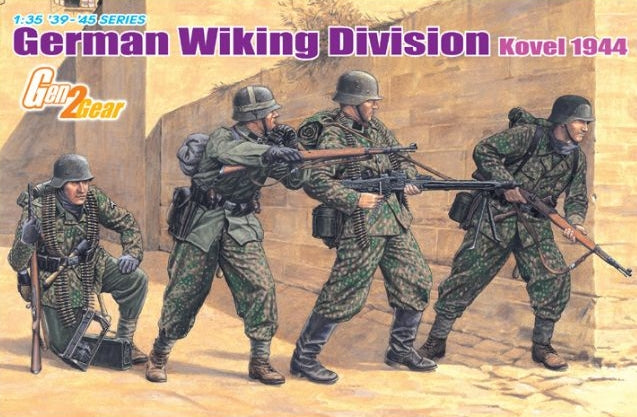 Dragon Military 1/35 German Wiking Div Kovel 1944 (4) Kit