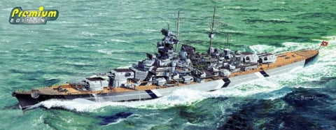 Dragon Model Ships 1/700 German Bismarck Battleship Kit TOS