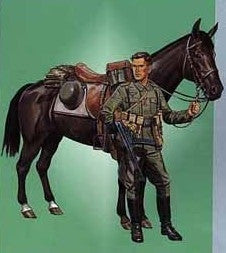 Dragon Military 1/16 German Wehrmacht Cavalry Soldier w/Horse Kit