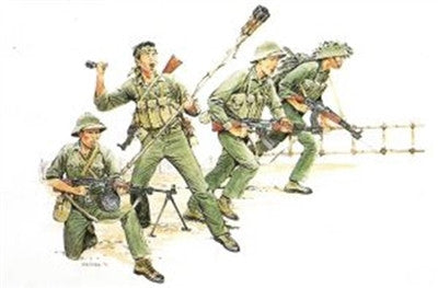 Dragon Military 1/35 North Vietnamese Army Sapper Team (4) Kit