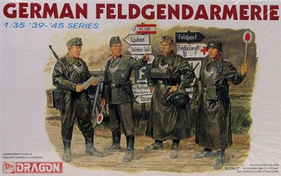 Dragon Military 1/35 German Feldgendarmerie Soldiers (4) Kit