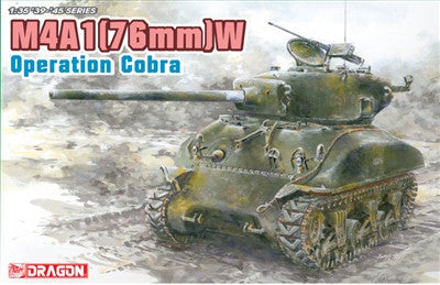 Dragon Military 1/35 M4A1 (76mm)W Tank Operation Cobra Kit