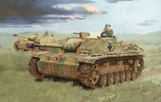 Dragon Military 1/35 StuG III Ausf G Late Tank w/Zimmerit July 1944 Smart Kit