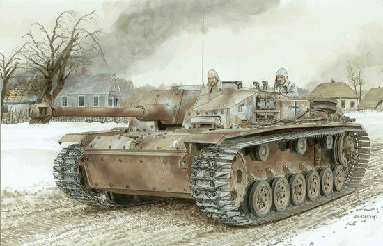 Dragon Military 1/35 StuG III Ausf F/8 Late Tank (Winter-Type Track) Kit