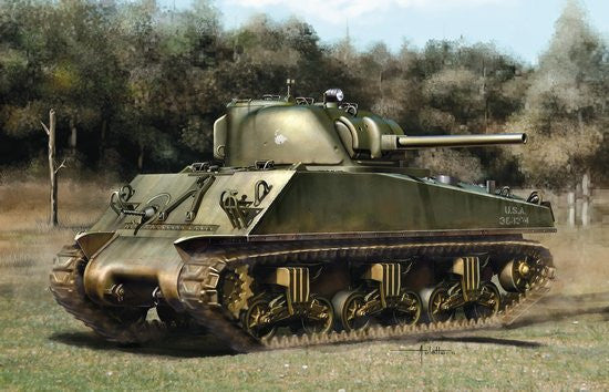 Dragon Military 1/35 M4A3 (75)W ETO Tank (Re-Issue) Kit