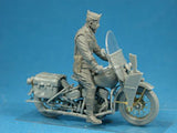 MiniArt Military Models 1/35 US Military Policeman w/Motorcycle Kit