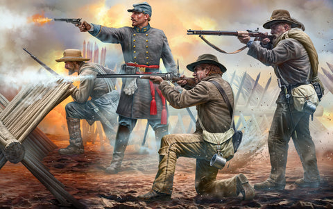 Master Box Ltd 1/35 Civil War 18th North Carolina Infantry Rgmt Army of Northern Virginia (4) Kit