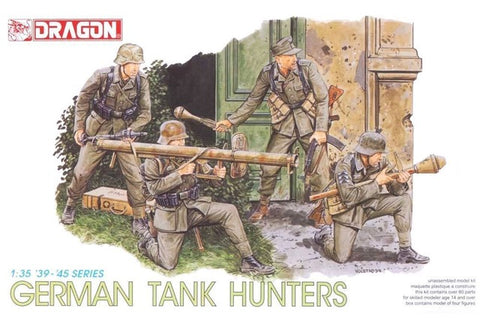 Dragon Military 1/35 German Tank Hunters (4) Kit