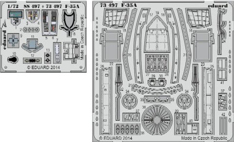 Eduard Details 1/72 Aircraft- F35A for ITA (Painted Self Adhesive)