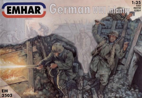 Emhar Military 1/35 WWI German Infantry (12) Kit