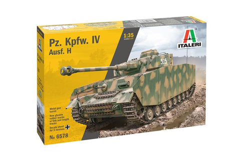 Italeri Military 1/35 PzKpfw IV Ausf H Tank Kit