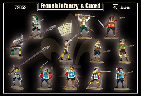 Mars Military 1/72 Thirty Years War French Infantry & Guard (48) Kit