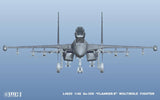 Lion Roar Aircraft 1/48 Su35S Flanker E Multi-Role Fighter (New Tool) Kit