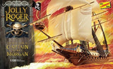 Lindberg Model Ships 1/130 Jolly Roger Satisfaction of Captain Morgan Pirate Ship Kit