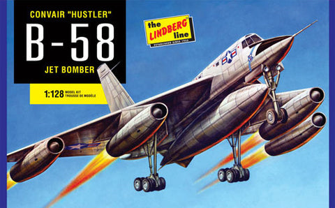 Lindberg Model Aircraft 1/64 B58 Hustler Bomber Kit