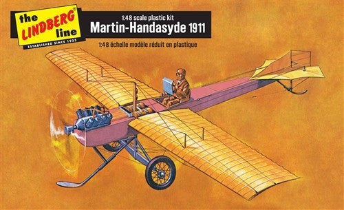 Lindberg Model Aircraft 1/48 1911 Martin-Handasyde Monoplane Kit