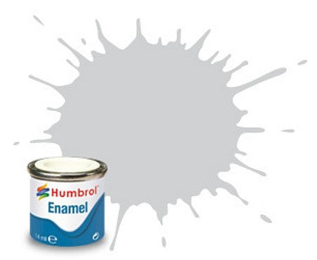 Humbrol 14ml  Enamel Metallic Silver Tinlet