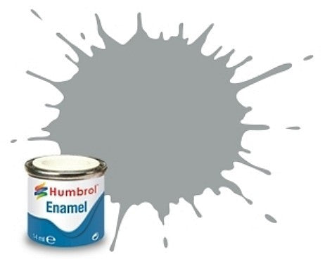 Humbrol 14ml  Enamel Satin US Gull Grey Tinlet