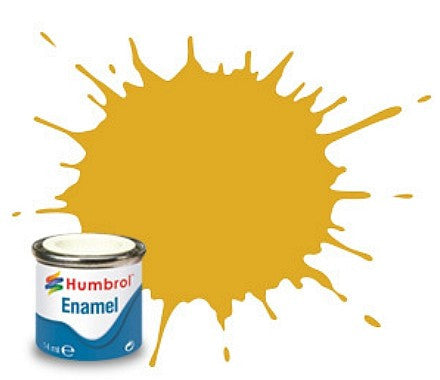 Humbrol 14ml  Enamel Metallic Gold Tinlet