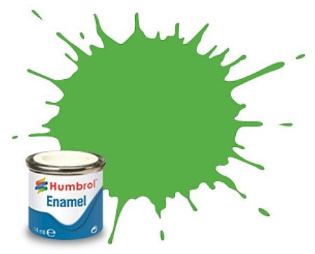 Humbrol 14ml  Enamel Gloss Signal Green Tinlet