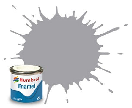 Humbrol 14ml  Enamel Gloss Pale Grey Tinlet