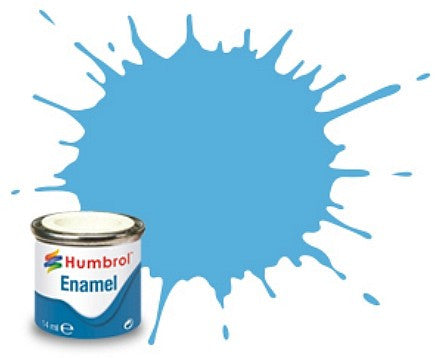 Humbrol 14ml  Enamel Gloss Sea Blue Tinlet