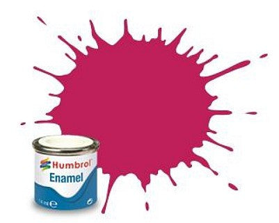 Humbrol 14ml  Enamel Metallic Sunset Red Tinlet