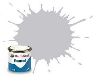 Humbrol 14ml  Enamel Metallic Aluminum Tinlet