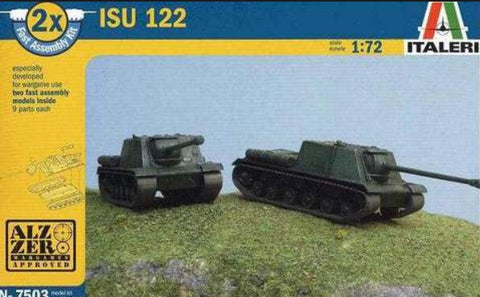 Italeri Clearance Sale 1/72 ISU 122 2 Fast Assembly Kit