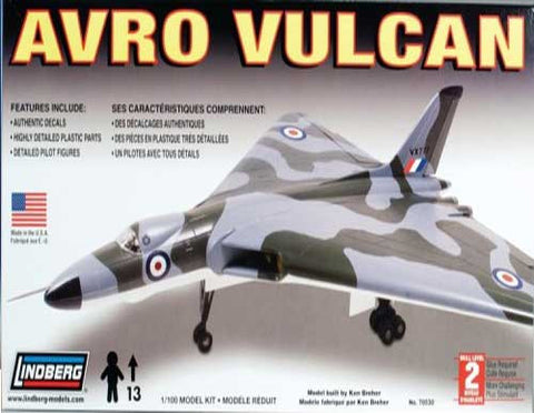 Lindberg Model Aircraft 1/100 Avro Vulcan Aircraft Kit