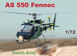 Mach-2 Aircraft 1/72 AS550 Fennec Danish Army Helicopter Kit