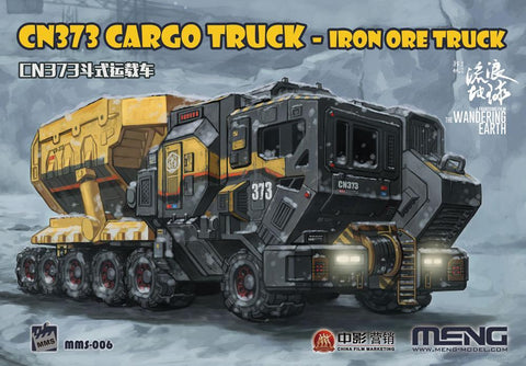 Meng Sci-Fi 1/100 The Wondering Earth Movie: CN373 Iron Ore Cargo Truck Kit