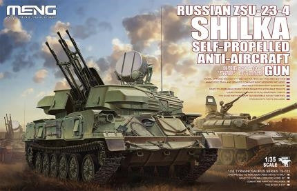 Meng Military Models 1/35 Russian ZSU-23-4 AA Tank Kit