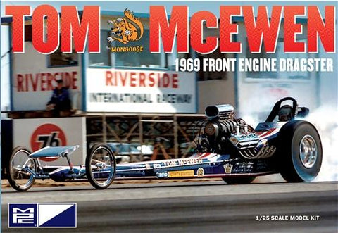 MPC Model Cars 1/25 Tom Mongoose McEwen 1969 Front Engine Dragster Kit