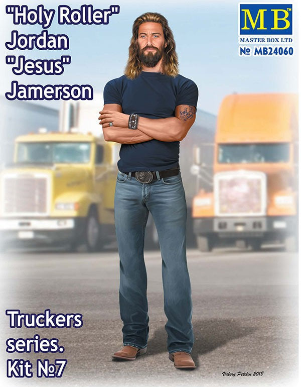 Master Box Ltd 1/24 Jordan Jesus Jamerson Trucker Standing w/Arms Crossed Kit