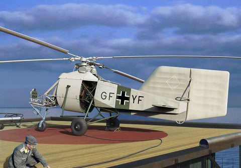 MiniArt 1/35 FL282 V6 Kolibri (Hummingbird) Single-Seat Scout Helicopter (New Tool) Kit