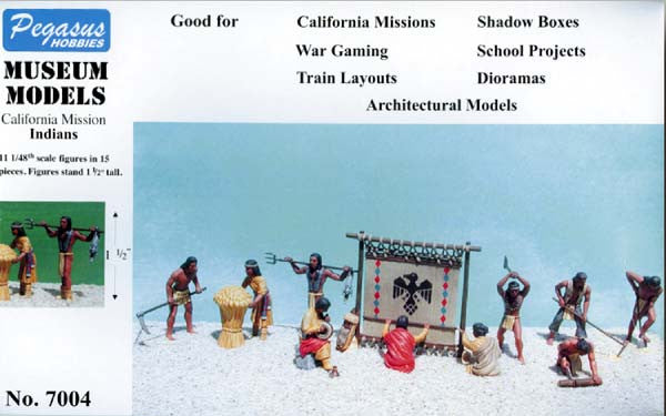 Pegasus Military 1/48 California Mission Indians Set #1 (11)