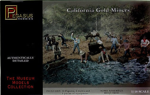 Pegasus Military 1/48 California Gold Miners (14)