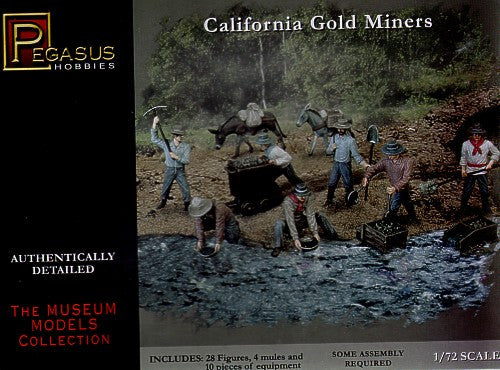 Pegasus Military 1/72 California Gold Miners (28)