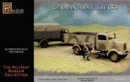 Pegasus Military 1/72 German Army Truck (2) (Snap Kit)