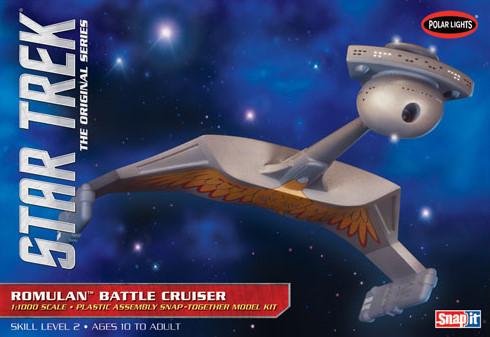 Polar Lights Clearance Sale Star Trek Romulan Battle Cruiser Kit
