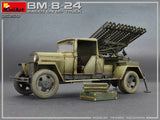 MiniArt Military 1/35 Soviet BM8-24 Rocket Launcher Based on 1.5-Ton Truck (New Tool) Kit