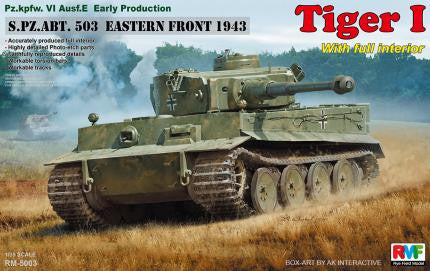 Rye Field 1/35 Tiger I (Early) s.Pz.Abt.503 Russia 1943 Kit