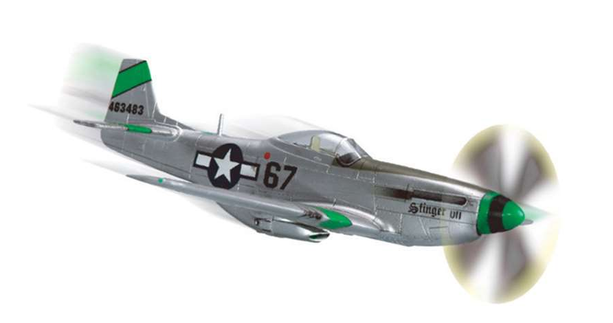 Squadron Models 1/72 P-51D Mustang Pre-Painted Quick Kit