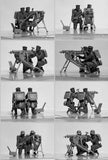 ICM Military 1/35 WWI German MG08 MG Team (2) w/Machine Gun, Weapons & Equipment Kit