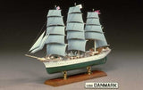 Aoshima Ship Models 1/350 Danmark 3-Masted Rigging Sailing Ship Kit