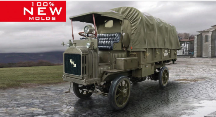 ICM Military 1/35 WWI US FWD Type B Army Truck (New Tool) Kit