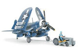 Tamiya Aircraft 1/48 F4U1D Corsair w/Moto Tug Kit